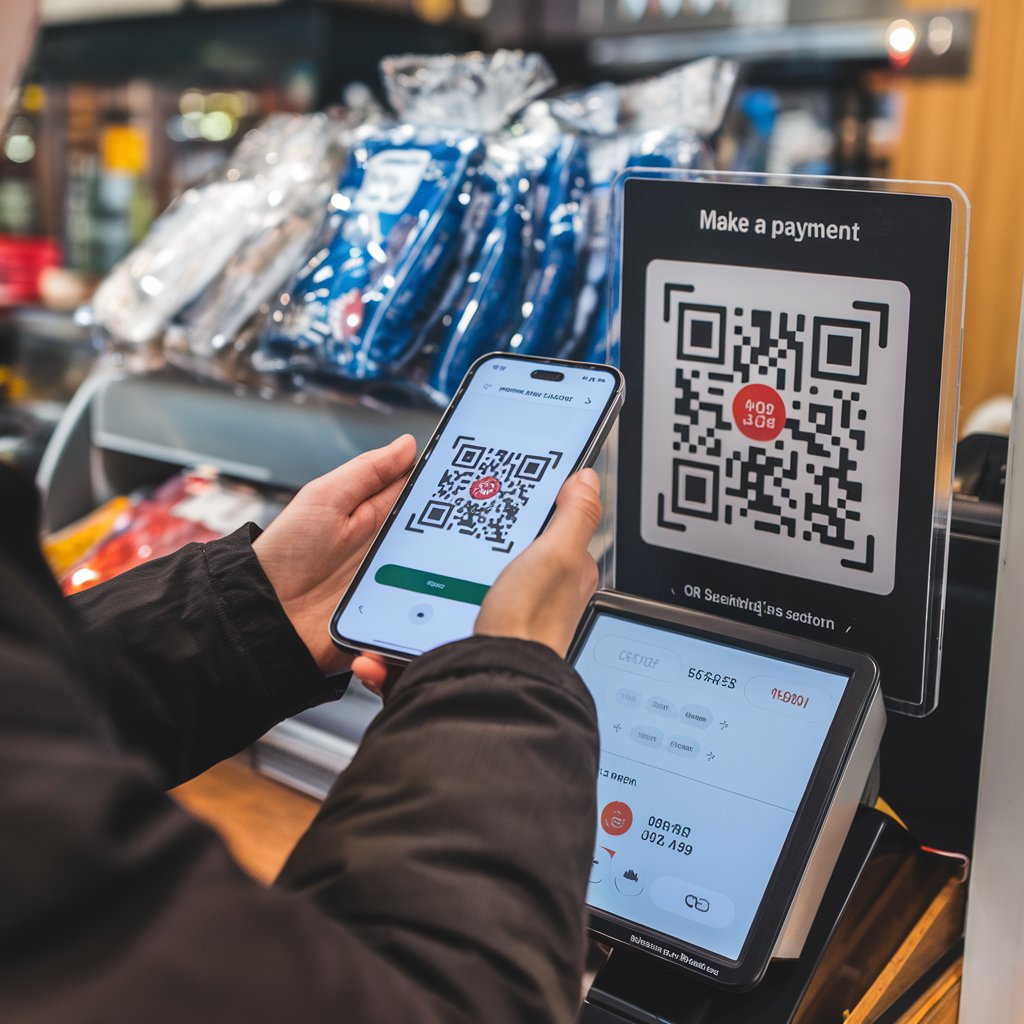 stablecoin payment receipt dynamic tips QR
