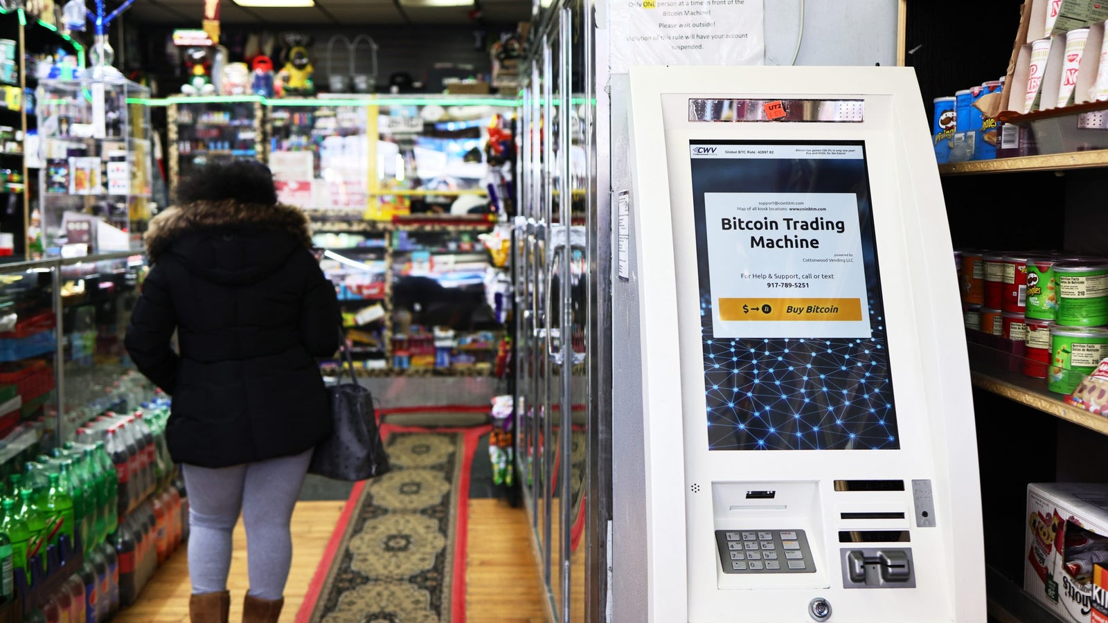 crypto users shopping