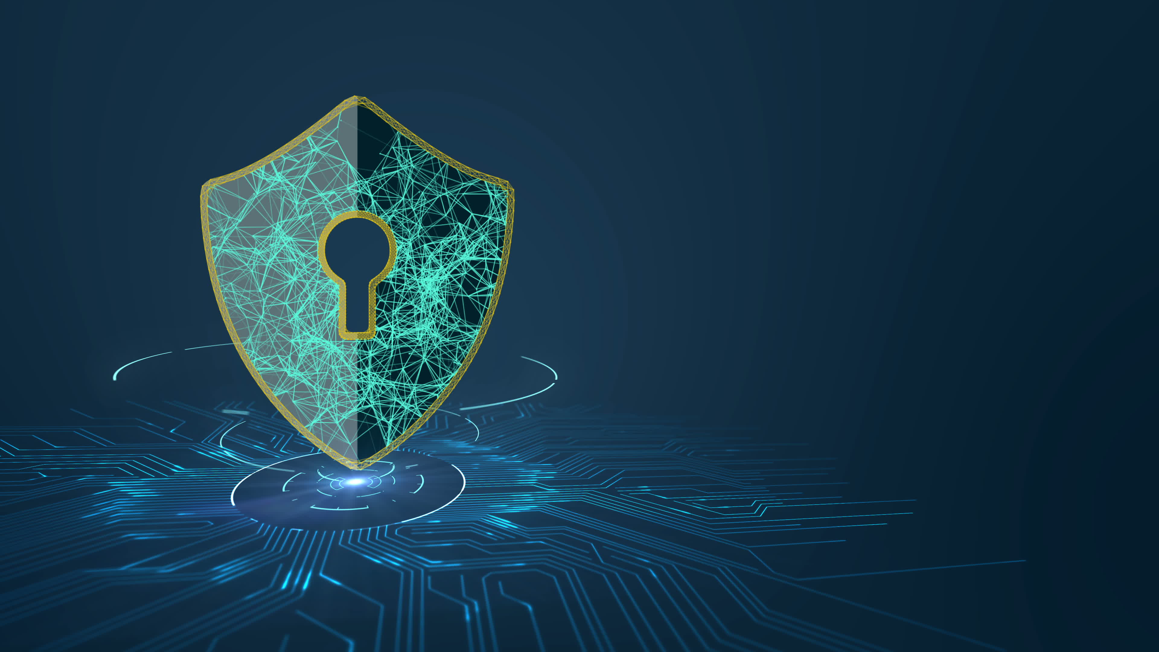 blockchain security shield icon